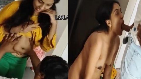 8-inch long dick fucking bhabhi mouth and pussy