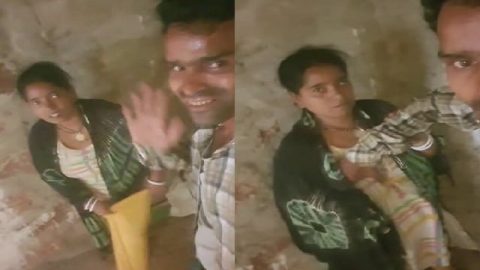 Bihari village girl boob press and viral fucking