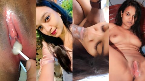Desi Hot GF Putting Lollipop In Pussy & Fucking