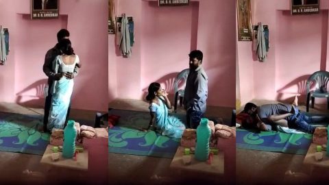 Marathi newly married slim wife cheating and fucking hardcore with lover
