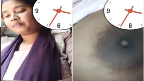 Desi tanker girlfriend shows big boobs on video call