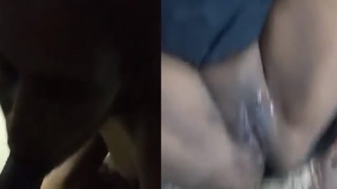 Dusky Tamil MILF wet pussy fucking after blowjob