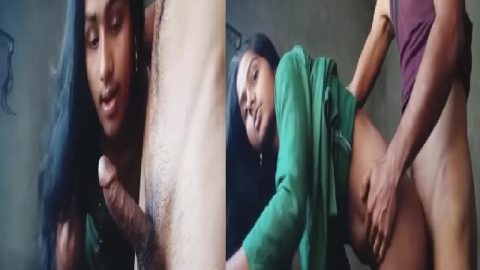 Girlfriend surprise blowjob and standing viral sex