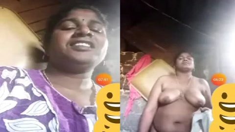 Lonely Tamil village aunty sex chat viral video call