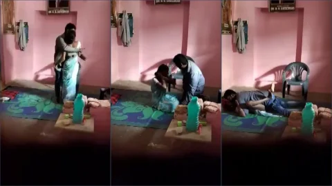 Newly married slim wife cheating with lover hidden camera hardcore sex full video