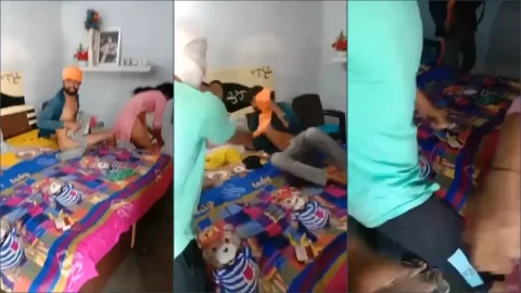 Punjabi wife cheating with boyfriend hard fucking