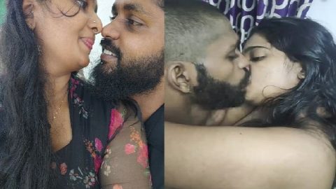 Mallu girl kissing her lover and big boobs showing