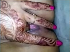 Indian Bride masturbates before Marriage