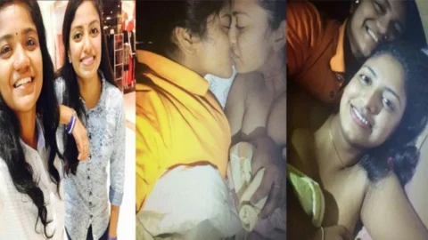 Happy indian Lesbian Couple Topless Nude Update