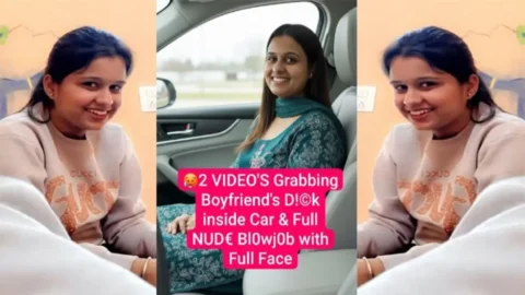 Horny Desi GF Grabbing Boyfriend Dick inside Car Giving Blowjob Fucking