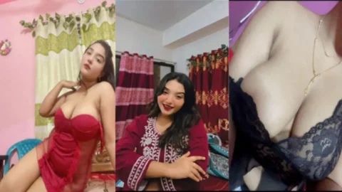 Bengali Babe Pressing Boobs Showing Pussy