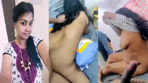 Tamil Wife Blowjob - DoggyStyle Fucking with Husband