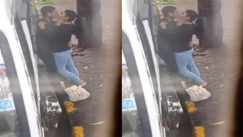 Tamil Lover Outdoor Kissing Captured Secretly Video