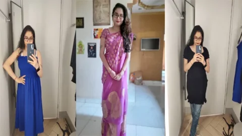Sexy Slim Indian Wife Taking Cum On Boobs Old+New Update