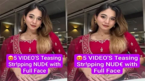 Beautiful IT Girl Latest Most Exclusive Viral Stuff Teasing Stripping Nude With Full Face