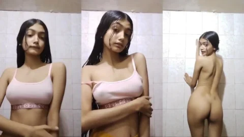 Desi girl Pallavi ka perfect naked body viral MMS clip