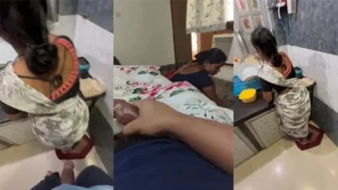 Bachelor Hotel Maid Aunty Watches Me Flash Desi Porn MMS